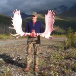 Bruce Colton_ with his Alaska Moose Rack