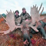 Hazen with his Alaska Moose and Guide Rick Taylor
