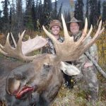 Excellent Alaska Moose with hunter and guide