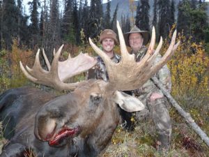 Excellent Alaska Moose with hunter and guide