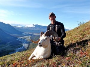 Don Hammond with his Alaska Dall Sheep