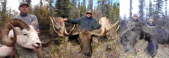 Nelson Mast took a Dall’s Sheep, Moose and Grizzly